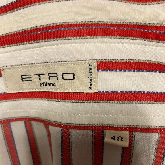 ETRO Milano Multi-Color Women's button down shirt Sz 48 (US 12) - Picture 3 of 5